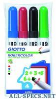 Fila giotto набор маркеров для белой доски robecolor whiteboard giant 4 шт 2204143
