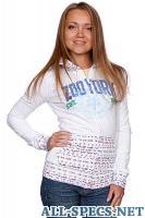 Zoo York White. sweatshirt female bilateral Love It Geo Print 9756095