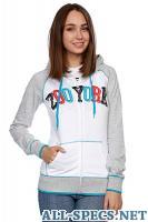 Zoo York White. sweatshirt female Brooklin Basic Hoodie White 9756098