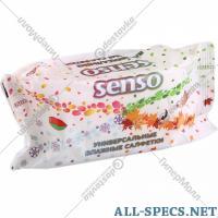 Senso Влажные салфетки «Senso» универсальные, 100 шт