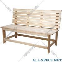 Парилочка Bench for bathhouse "The Steamboat" 140х87х55 centimeter