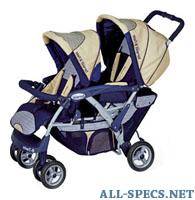 brevi twin stroller